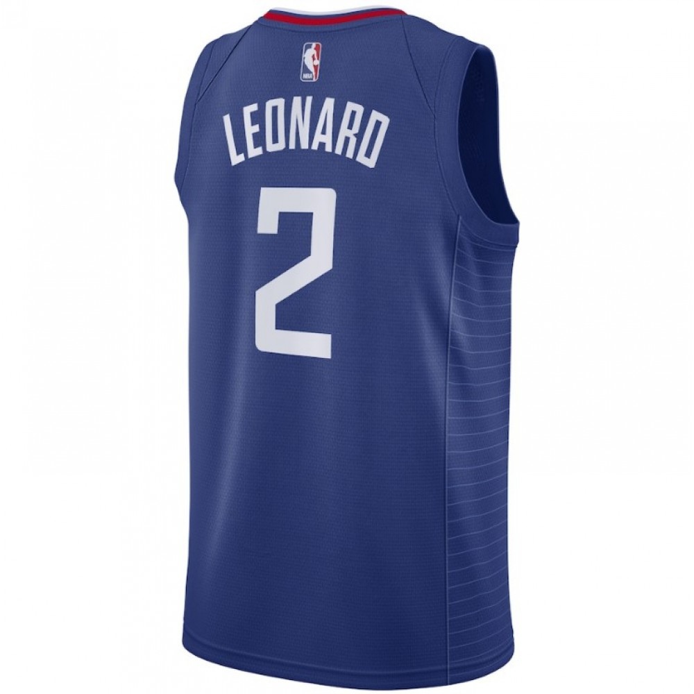 Men's LA Clippers Kawhi Leonard #2 Blue 19-20 Swingman Jersey - Icon Edition-Pro Kit Vault | Brand New 26/27 Sports Jerseys